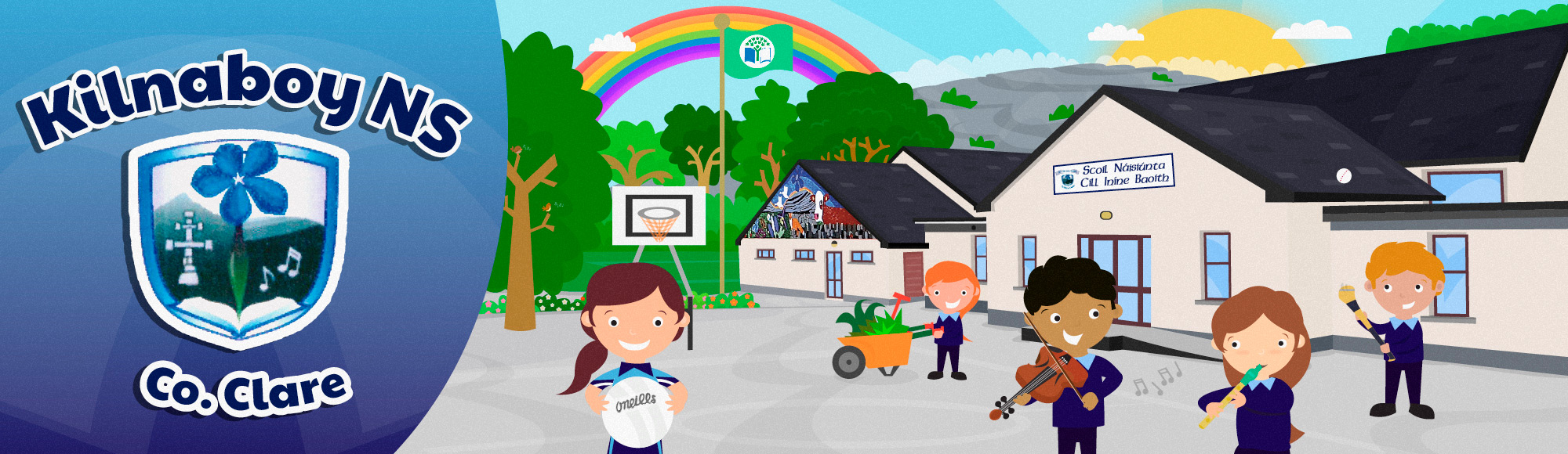 Kilnaboy National School, Scoil Náisiúnta Cill Iníne Baoith, Killinaboy, Co. Clare